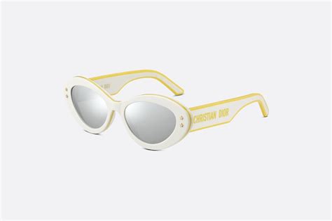 lunette papillon dior|DiorPacific B1U Lunettes de soleil papillon blanches .